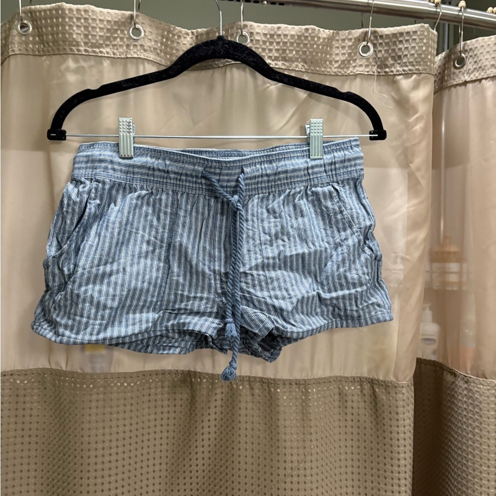Striped Blue Women's Shorts